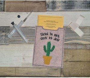 Stickserie - ITH Impfpasshülle in 2 Größen & je 2 Varianten